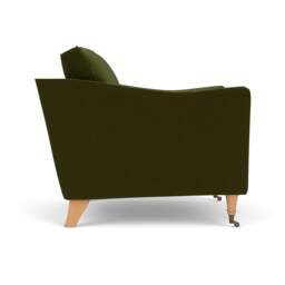 Armchair - Forest Green - Matt Velvet - Robinson - The Cotswold Company - thumbnail 3