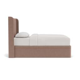 Double Ottoman Storage Bed - Dusky Rose - Eco Chenille - Parker - The Cotswold Company - thumbnail 3