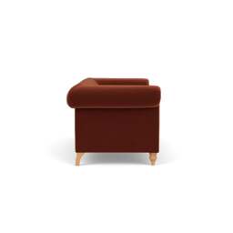 4 Seater Sofa - Brick - Matt Velvet - Rayner - The Cotswold Company - thumbnail 3