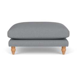 Foot Stool - Blue Marl - House Weave - Emily - The Cotswold Company - thumbnail 2
