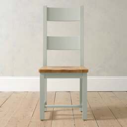 Sussex Sage Green Ladderback Dining Chair - The Cotswold Company