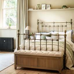 Super King Bed - Arlington Brass - The Cotswold Company