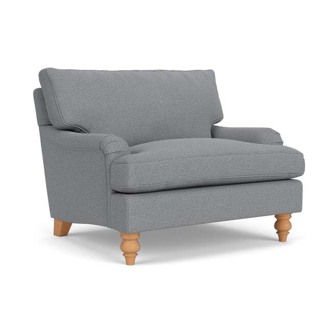 Love Seat - Blue Marl - House Weave - Morris - The Cotswold Company - image 1
