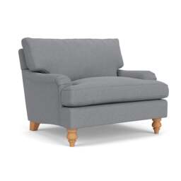 Love Seat - Blue Marl - House Weave - Morris - The Cotswold Company - thumbnail 1