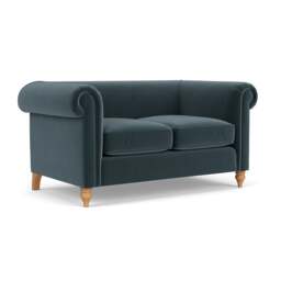 2 Seater Sofa - Night Sky - Matt Velvet - Rayner - The Cotswold Company