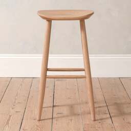 Backless Bar Stool - Inglesham Whitewash Oak - The Cotswold Company - thumbnail 5