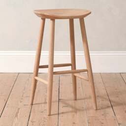 Backless Bar Stool - Inglesham Whitewash Oak - The Cotswold Company - thumbnail 4