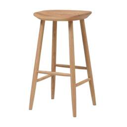 Backless Bar Stool - Inglesham Whitewash Oak - The Cotswold Company - thumbnail 6