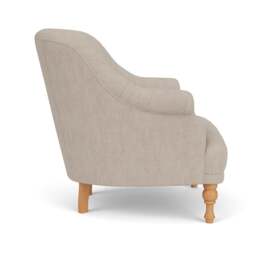 Armchair - Natural - Luxury Italian Linen - Everett - The Cotswold Company - thumbnail 3