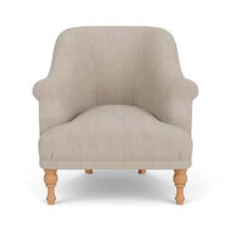 Armchair - Natural - Luxury Italian Linen - Everett - The Cotswold Company - thumbnail 2