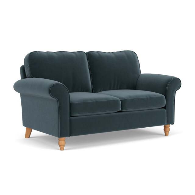 Large 2 Seater Sofa - Night Sky - Matt Velvet - Hurley - The Cotswold Company - image 1