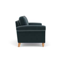 Large 2 Seater Sofa - Night Sky - Matt Velvet - Hurley - The Cotswold Company - thumbnail 3