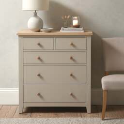 5 Drawer Chest - Chester Limestone - The Cotswold Company - thumbnail 1