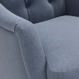 Armchair - Indigo - House linen mix - Olivia - The Cotswold Company - thumbnail 4