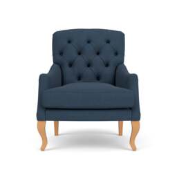 Armchair - Indigo - House linen mix - Olivia - The Cotswold Company - thumbnail 2