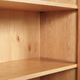 Glass Display Cabinet - Oakland Rustic Oak - The Cotswold Company - thumbnail 7