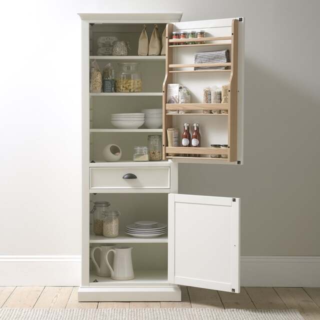 Narrow Single Larder - Stow Warm White - The Cotswold Company - image 1