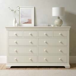 10 Drawer Chest - Chantilly Warm White - The Cotswold Company - thumbnail 2