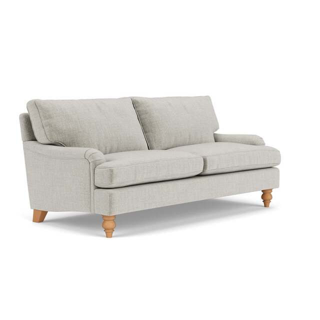 3 Seater Sofa - Grey Mist - Eco Chenille - Morris - The Cotswold Company - image 1
