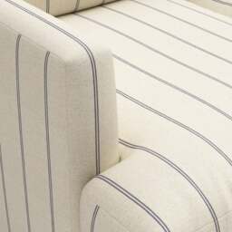 4 Seater Sofa - Charcoal - Compton Stripe - Jackson - The Cotswold Company - thumbnail 4