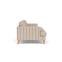 4 Seater Sofa - Charcoal - Compton Stripe - Jackson - The Cotswold Company - thumbnail 3