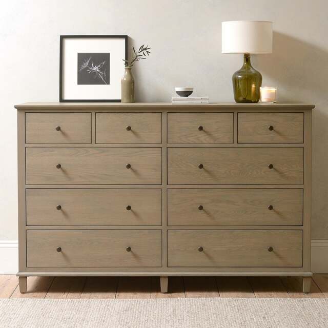 10 Drawer Chest of Drawers - Bibury Smoked Oak - The Cotswold Company - image 1