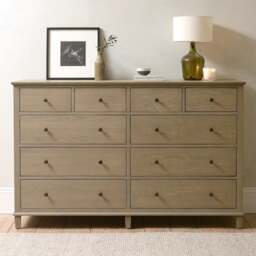 10 Drawer Chest of Drawers - Bibury Smoked Oak - The Cotswold Company