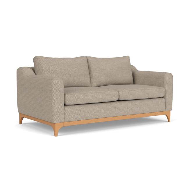 3 Seater Sofa - Natural - Herringbone Weave - Watson - The Cotswold Company - image 1
