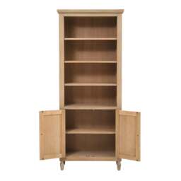 Camille Limewash Oak Alcove Bookcase - The Cotswold Company - thumbnail 5