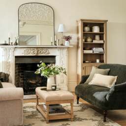 Camille Limewash Oak Alcove Bookcase - The Cotswold Company - thumbnail 3