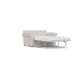 Sofa Bed Large 2 Seater - Soft White - Luxury Italian Linen - Hurley - The Cotswold Company