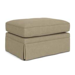 Foot Stool - Green Marl - House Weave - Dawson Small - The Cotswold Company - thumbnail 1
