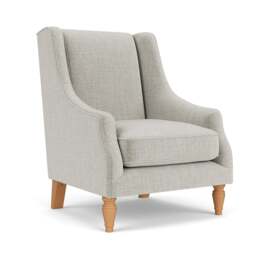 Armchair - Grey Mist - Eco Chenille - Annie - The Cotswold Company - thumbnail 1