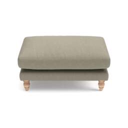 Foot Stool - Mid Grey - House Linen Mix - Emily - The Cotswold Company - thumbnail 4