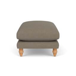 Foot Stool - Mid Grey - House Linen Mix - Emily - The Cotswold Company - thumbnail 3