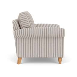 Armchair - Indigo - Kingham Stripe - Hurley - The Cotswold Company - thumbnail 3