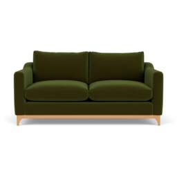 4 Seater Sofa - Forest Green - Matt Velvet - Watson - The Cotswold Company - thumbnail 2
