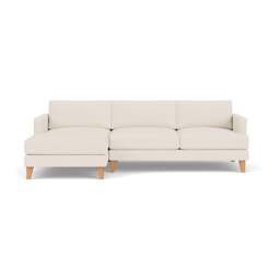 Chaise Large Left Hand - Cream - House Weave - Jackson - The Cotswold Company - thumbnail 2