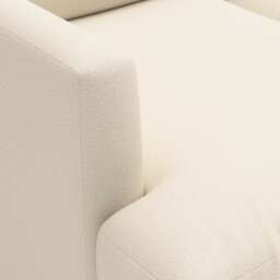 Chaise Large Left Hand - Cream - House Weave - Jackson - The Cotswold Company - thumbnail 4