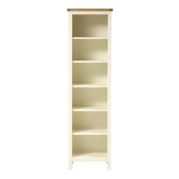 Simply Cotswold Classic Cream Slim Bookcase - The Cotswold Company - thumbnail 2