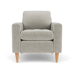 Armchair - Grey Mist - Eco Chenille - Saxon - The Cotswold Company - thumbnail 2