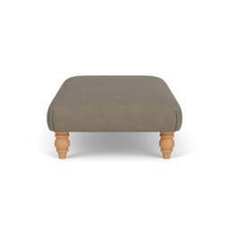 Foot Stool - Mid Grey - House Linen Mix - Clara - The Cotswold Company - thumbnail 3