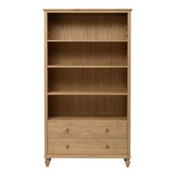 Elkstone Mellow Oak Large Bookcase - The Cotswold Company - thumbnail 3