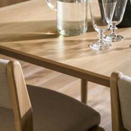 Oakridge Blonde Oak 6 - 8 Seater Dining Table and 6 Chairs Set - The Cotswold Company - thumbnail 4