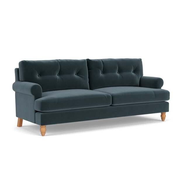 4 Seater Sofa - Night Sky - Matt Velvet - Talbot - The Cotswold Company - image 1