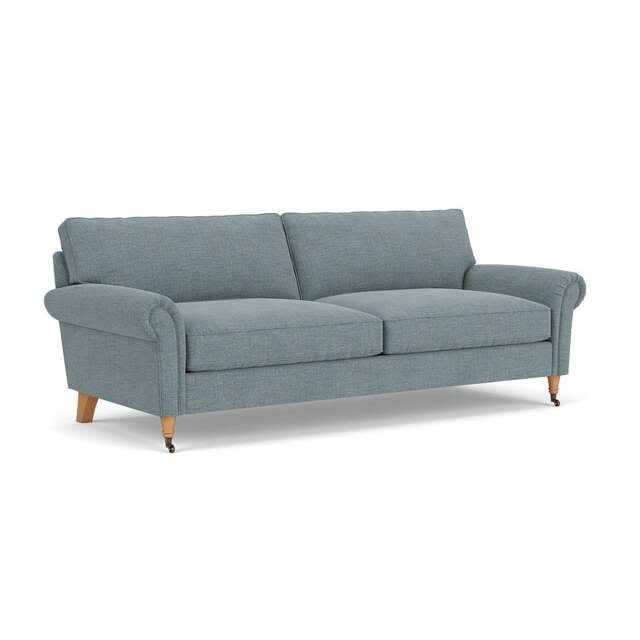 4 Seater Sofa - Teal marl - Rustic Weave - Osbourne - The Cotswold Company - image 1