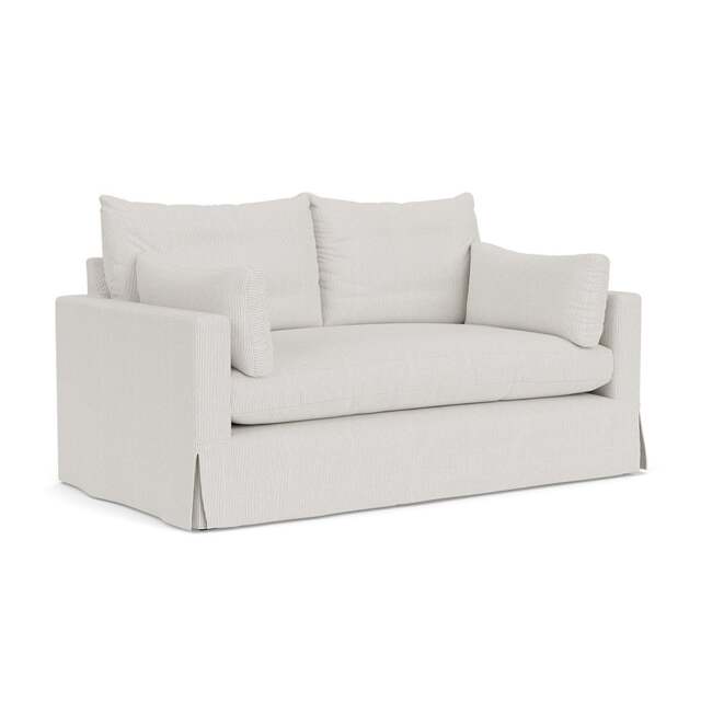 Large 2 Seater Sofa - Grey - Broadway Stripe - Ashton - The Cotswold Company - image 1