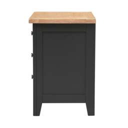 3 Drawer Bedside Table - Chester Charcoal - The Cotswold Company - thumbnail 5