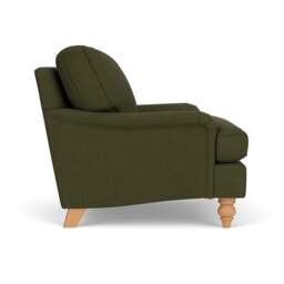 Armchair - Forest Green - House Linen Mix - Morris - The Cotswold Company - thumbnail 3