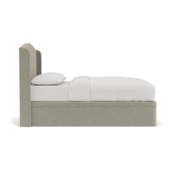 King Size Ottoman Storage Bed - Natural - Eco Chenille - Gilmore - The Cotswold Company - thumbnail 3